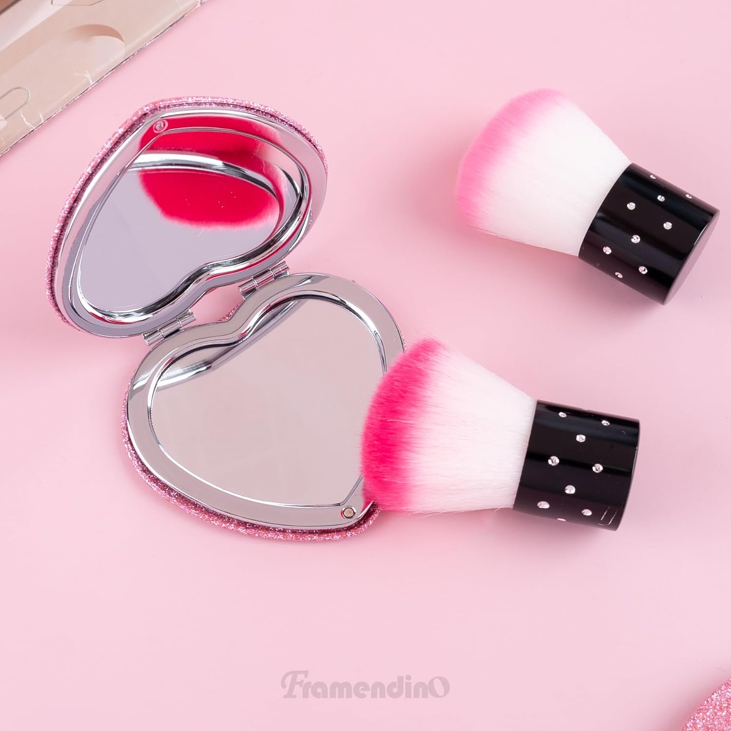 Framendino 2 Pack Folding Pocket Mirrors
