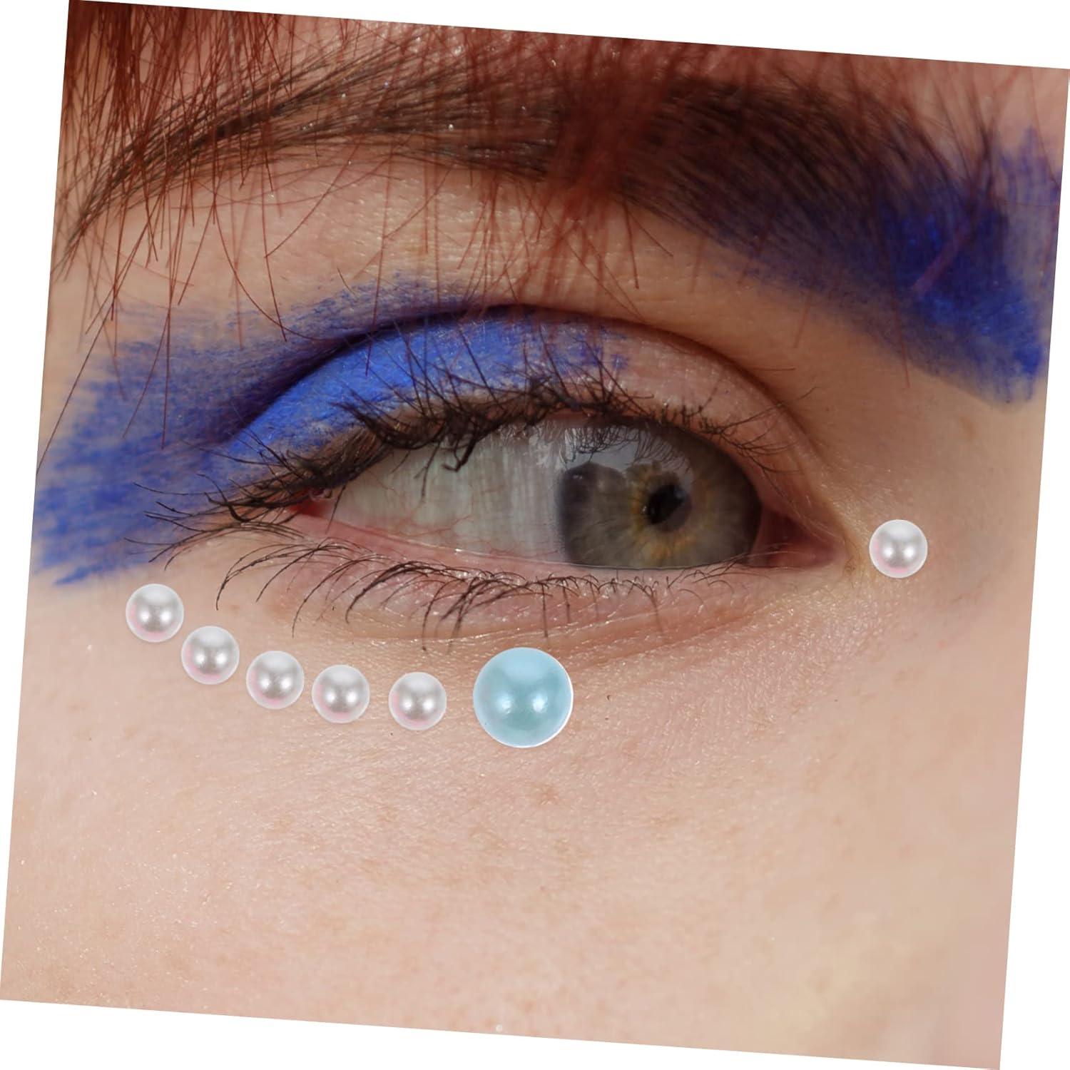 Jojofuny 5 Sets Face Rhinestone Stickers