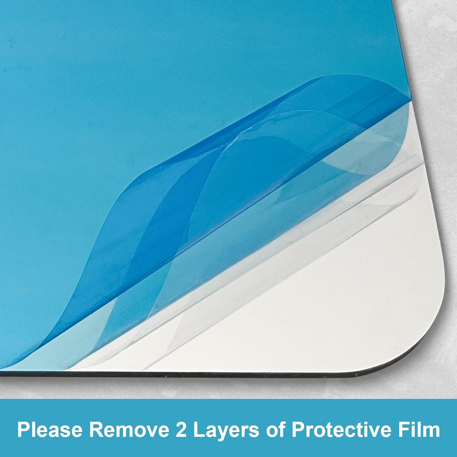 JIANGLAN Fogless Shower Mirror 93x75 for Shaving Makeup