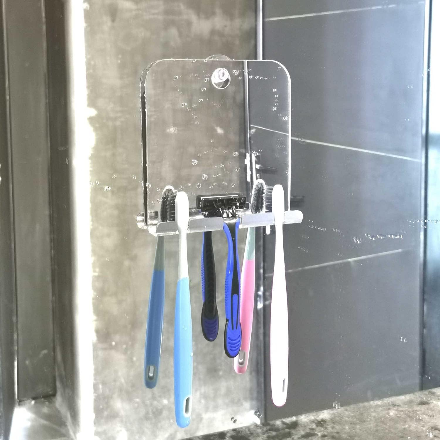 Lyzeous Anti-Fog Shower Mirror Fogless Bathroom Shaving Mirror