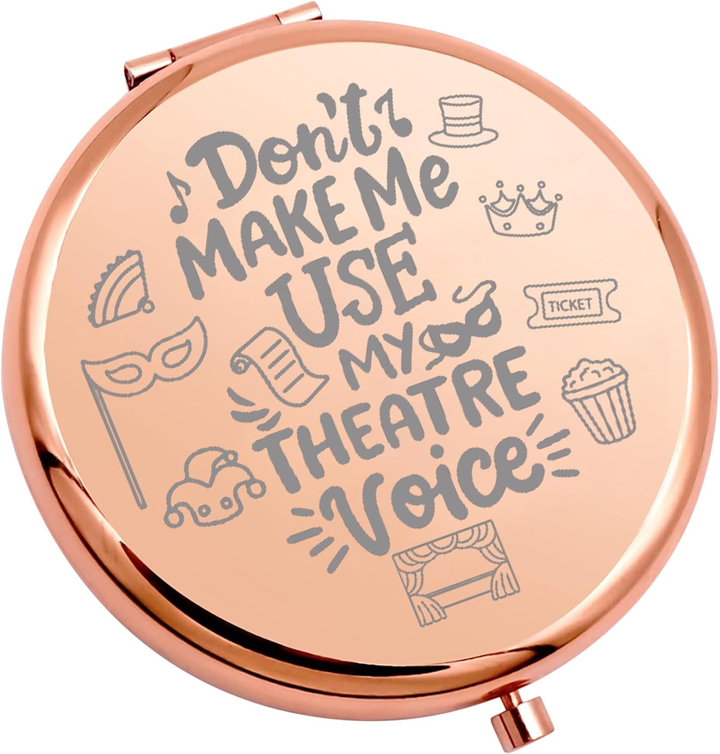 WSNANG Drama Voice Mirror Compact Gift For Makeup
