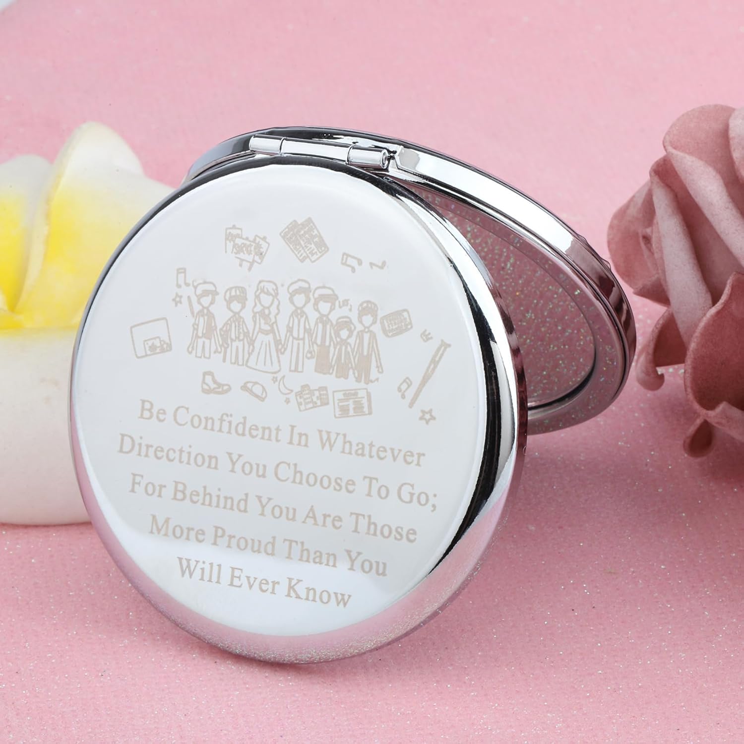 LQRI Musical Makeup Mirror Compact Gift