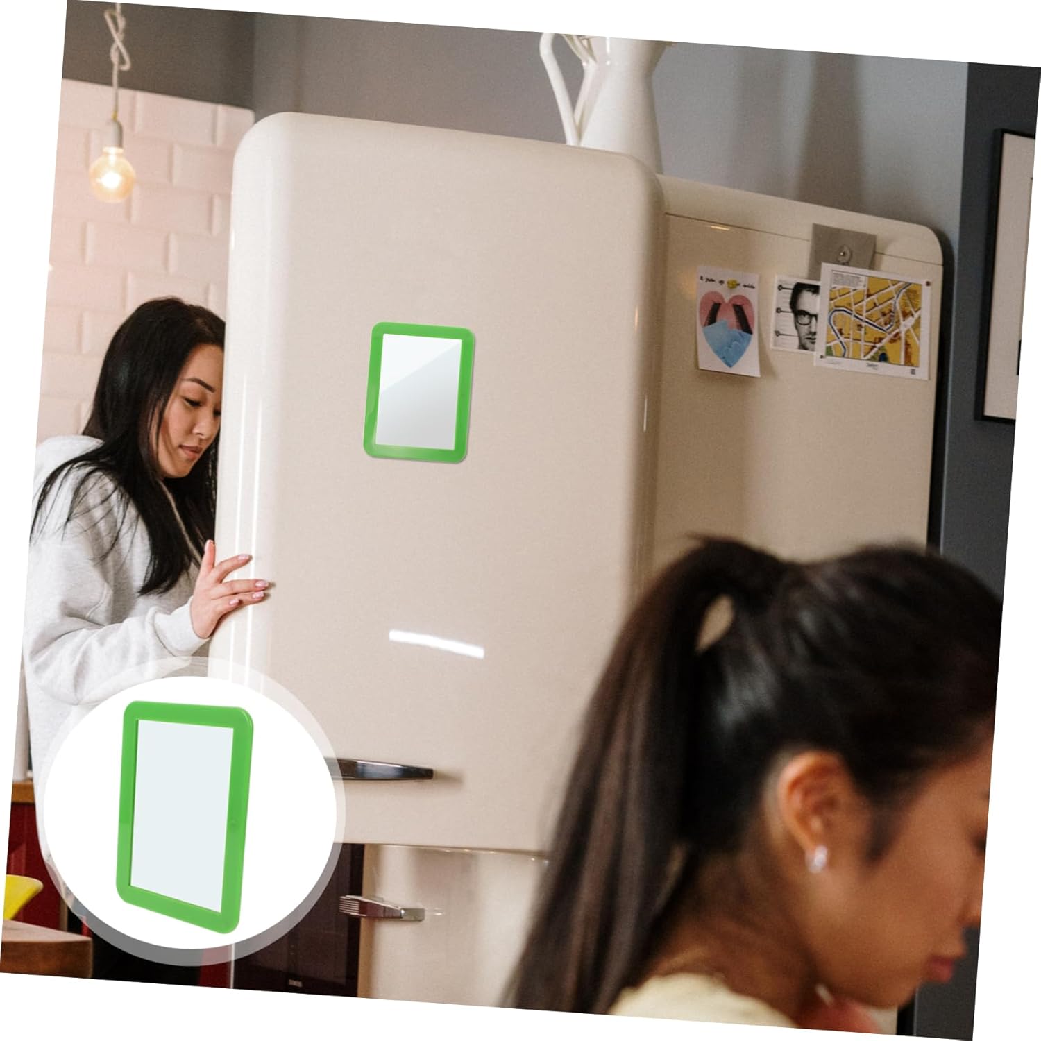 Magnetic Vanity Mirror for Locker Decor
