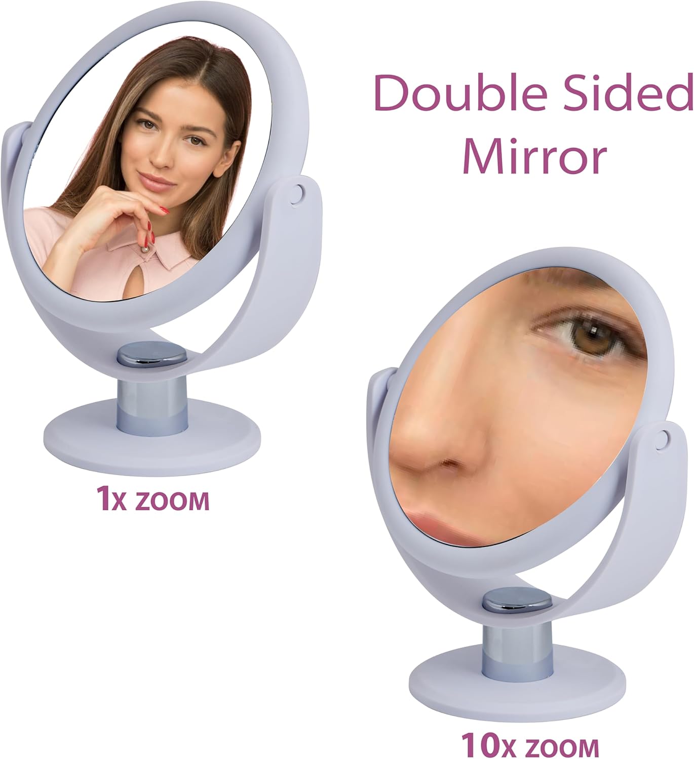 Bath Bliss Dual Sided 10X Magnification Vanity Mirror 1