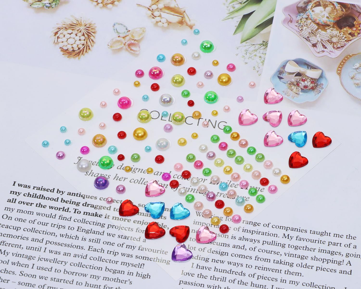Penta Angel Gem Stickers for Face and Hair