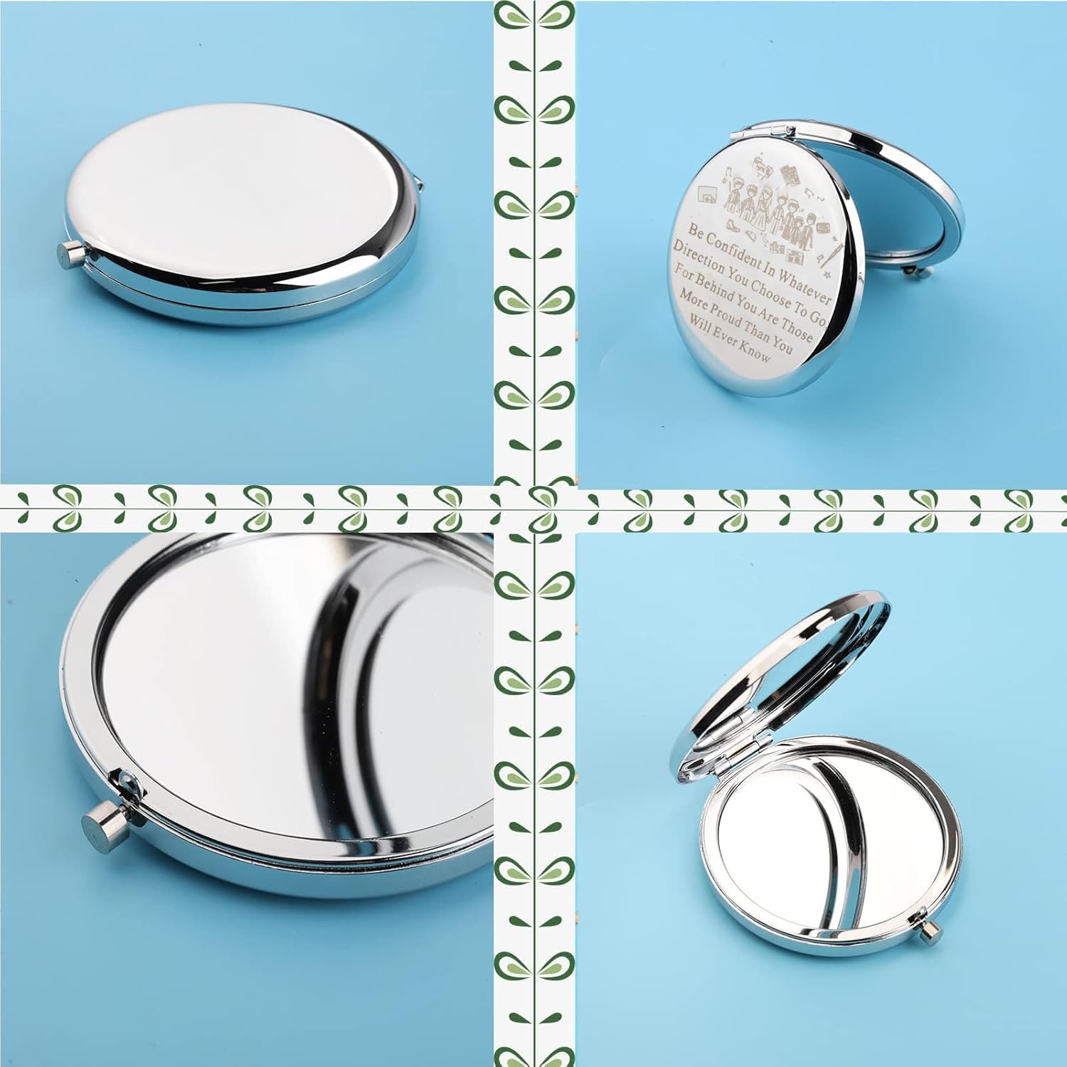 LQRI Musical Makeup Mirror Compact Gift