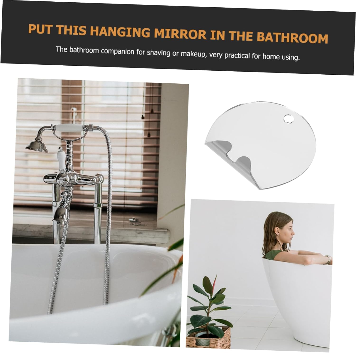 Angoily Anti-Fog Mirror Set for Shower Shave and Travel