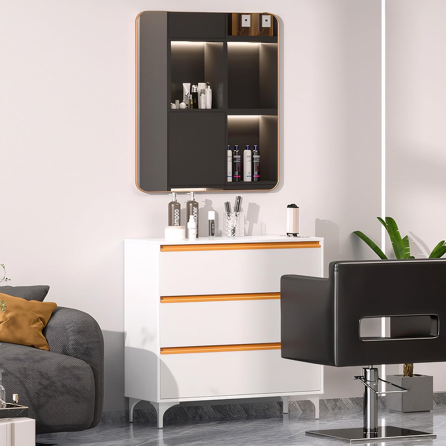 OmySalon Extra Large Wall Mounted Mirror