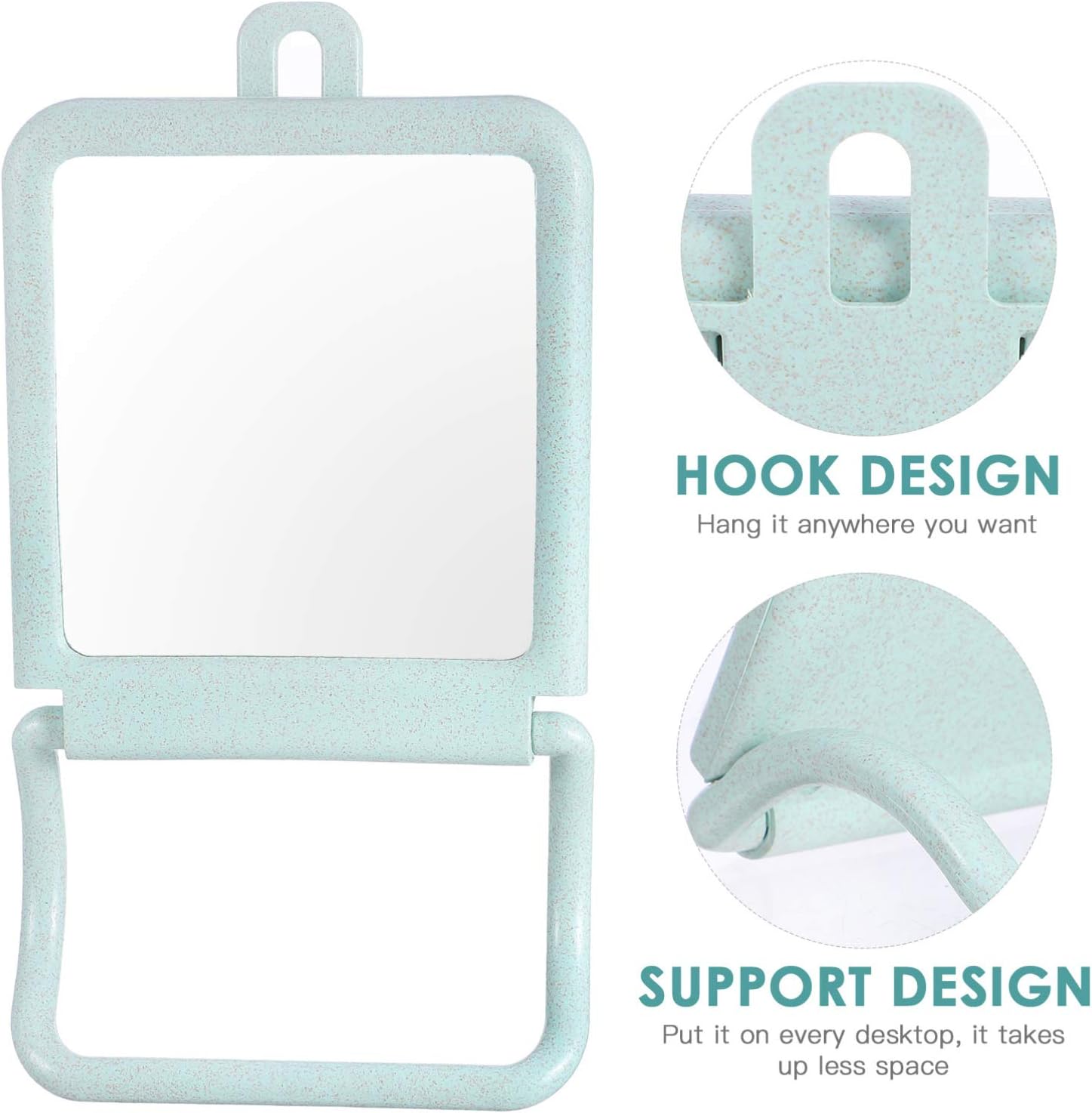 Stylish Wall-Mounted Cosmetic Mirror for Bathroom Bedroom Makeup Grooming