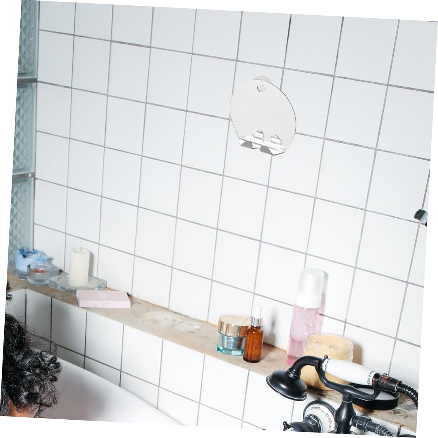 Angoily Anti-Fog Mirror Set for Shower Shave and Travel