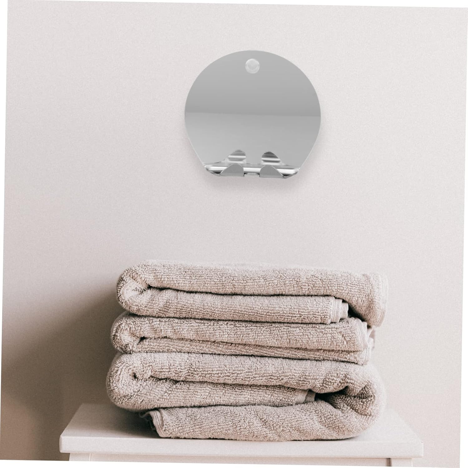 PAMINGONO Simple Acrylic Anti-Fog Mirror Set for Home Bathroom Travel