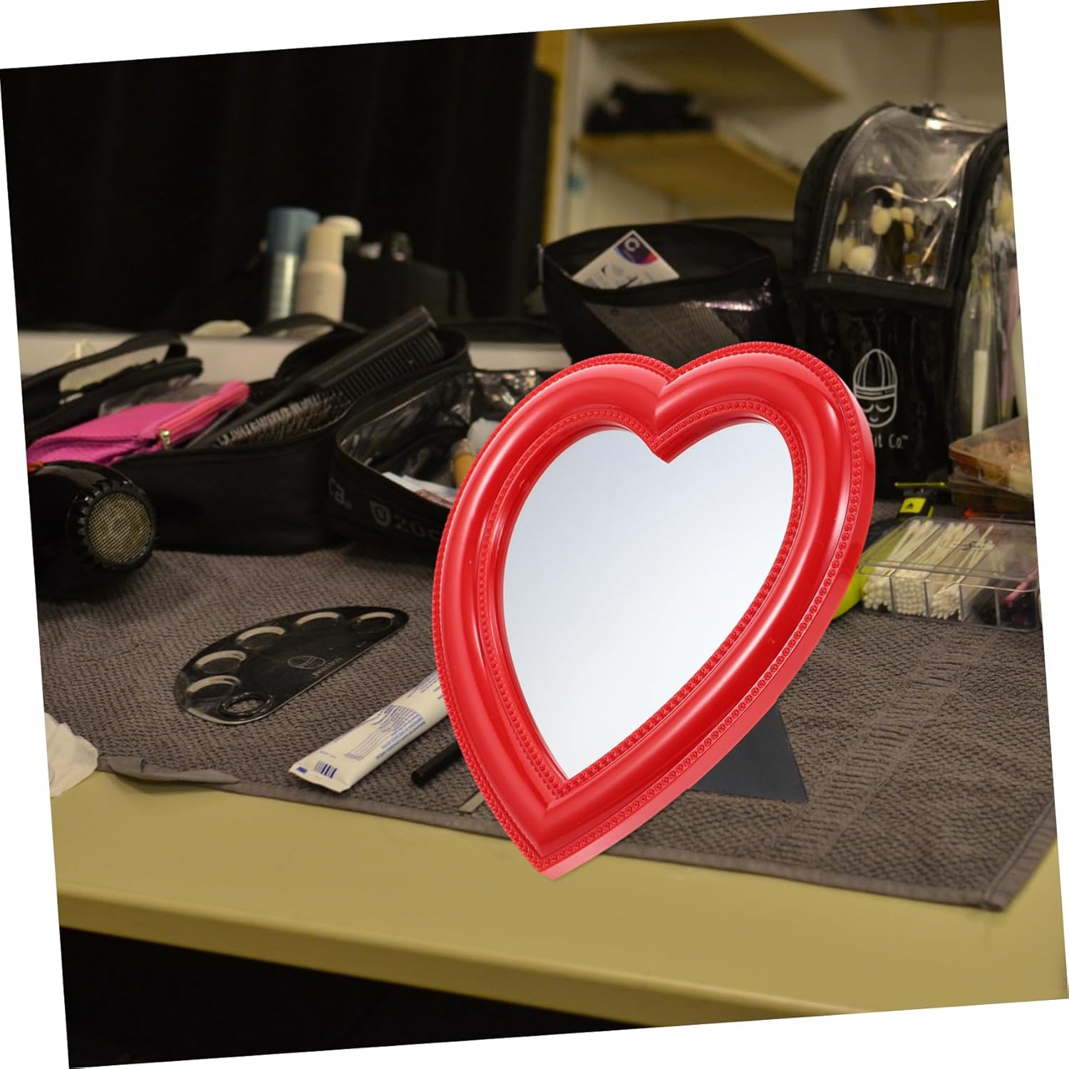VALICLUD Heart Shaped Makeup Mirror 1