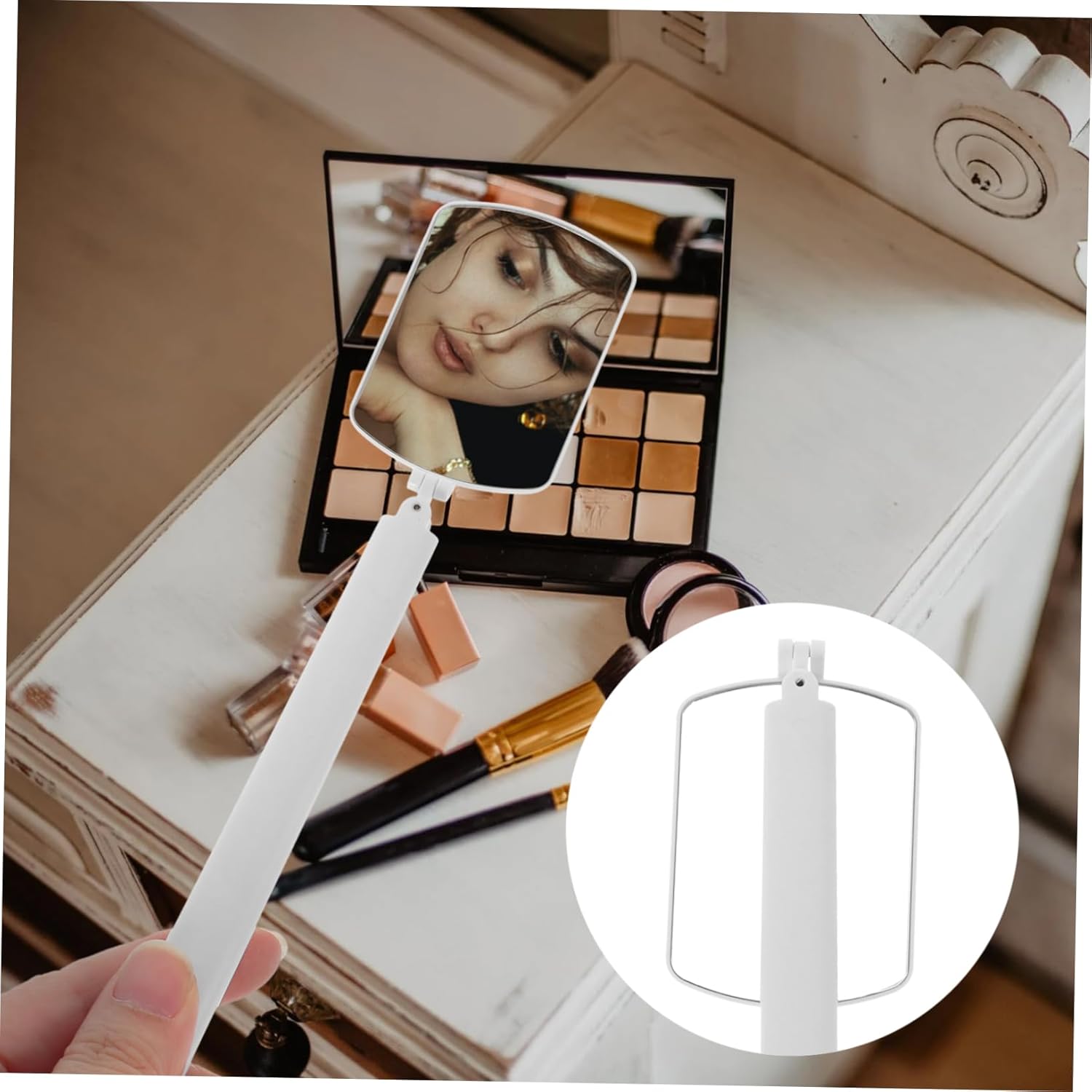 Ipetboom Portable Lash Extension Mirror for Eyelash Tech
