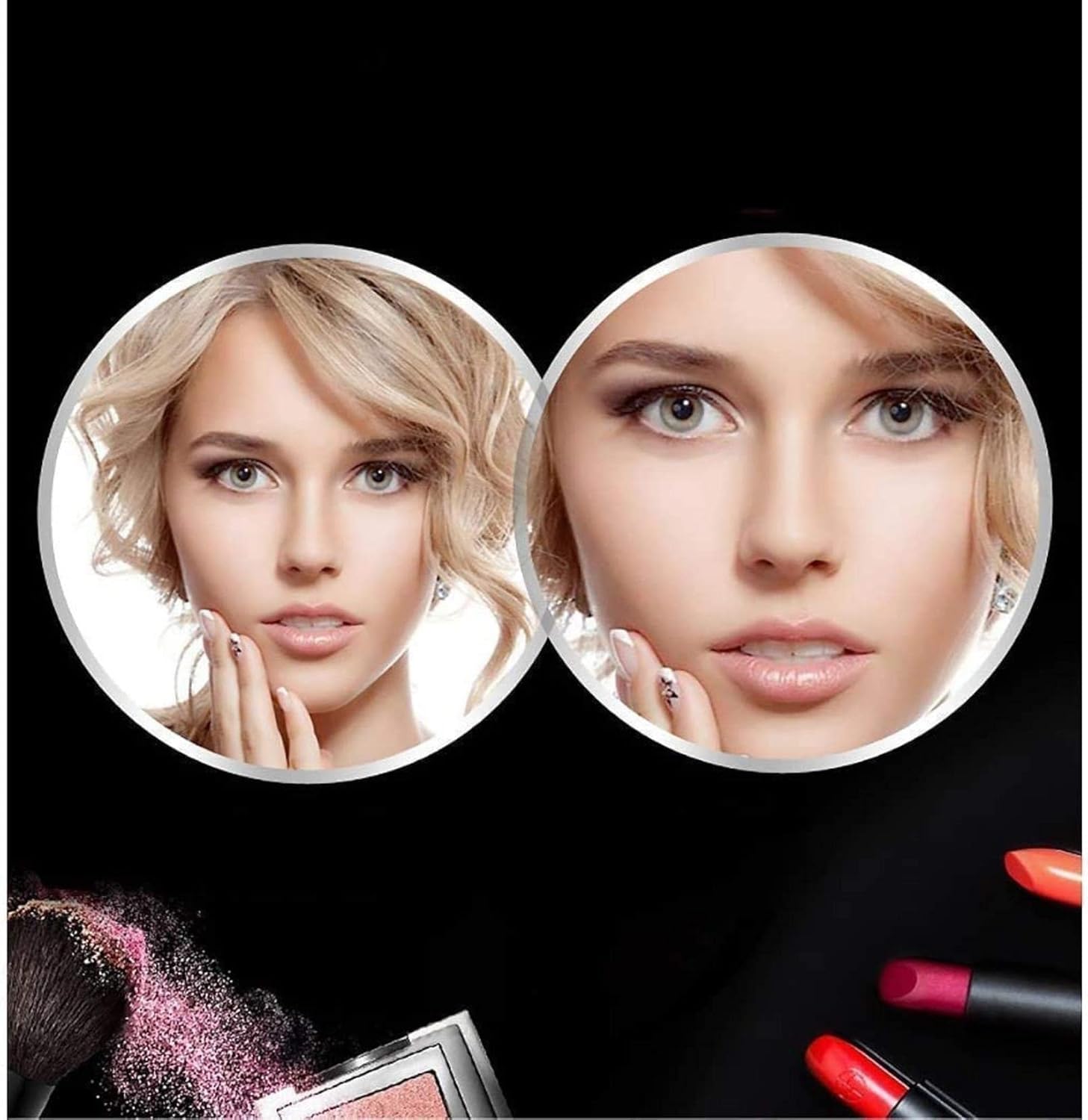 DEIHGE Wall Mounted Makeup Mirror 360 Rotation