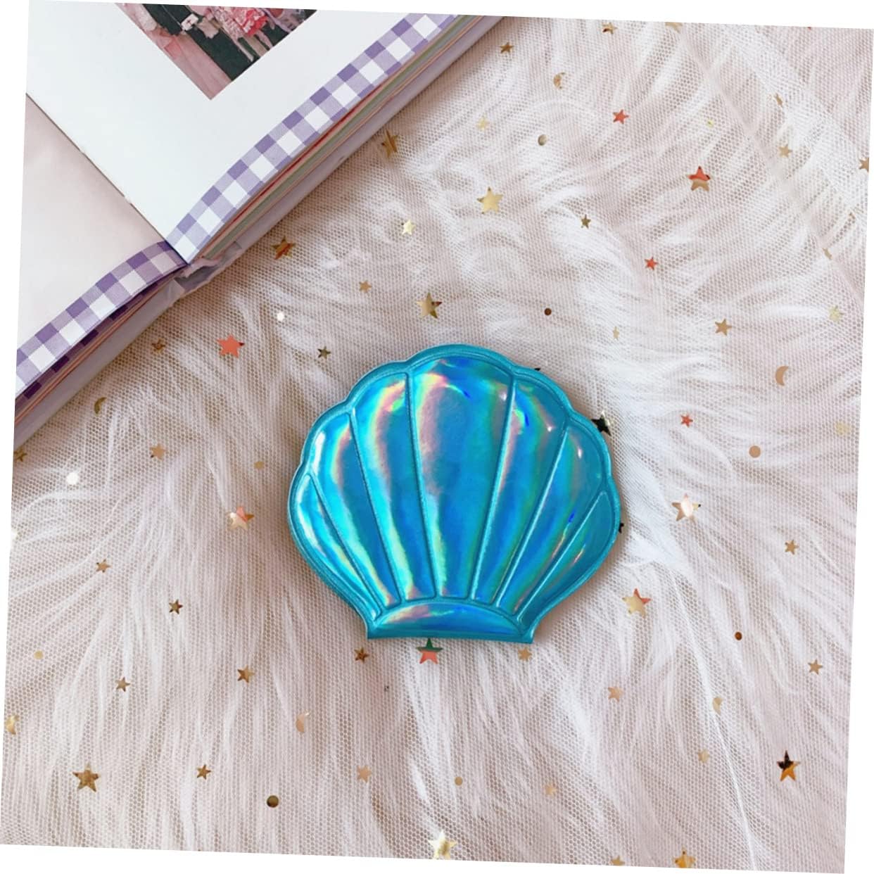 Angoily Folding Hologram Mirror for Women and Girls
