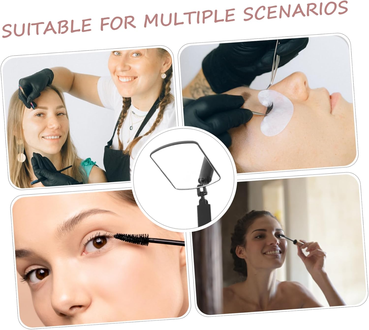 PartyKindom Eyelash Extension Mirror for Beauty Salon