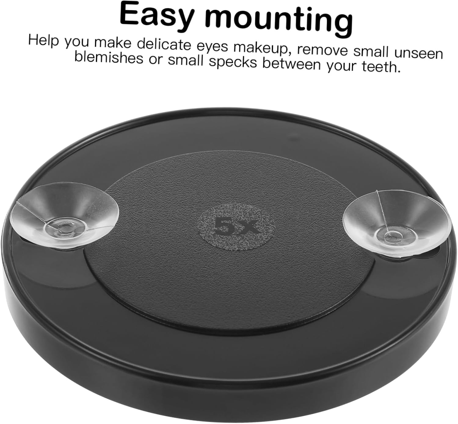 Magnifying Makeup Mirror with Suction Cups for Precision