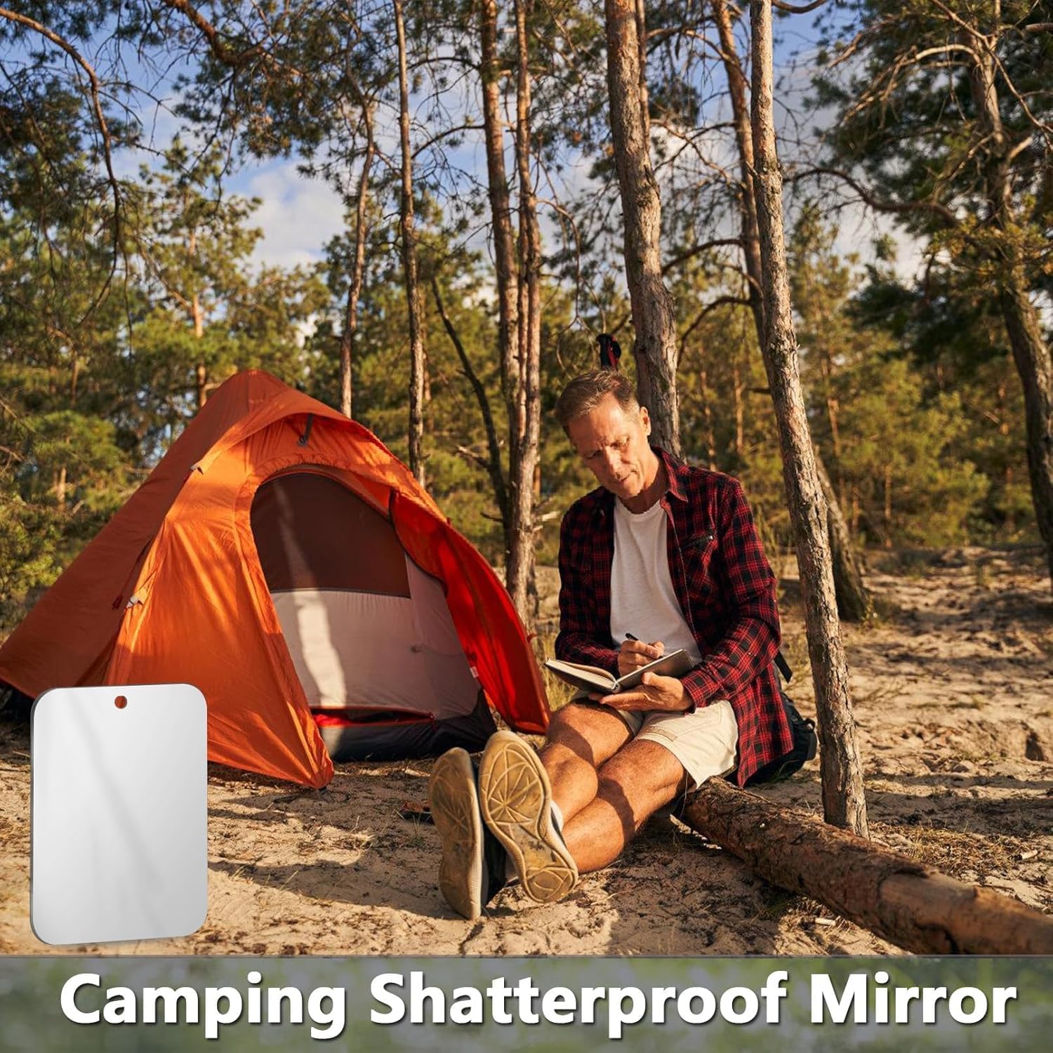 Canhard Shaving Mirror 107 x 8 Inch Unbreakable Plastic