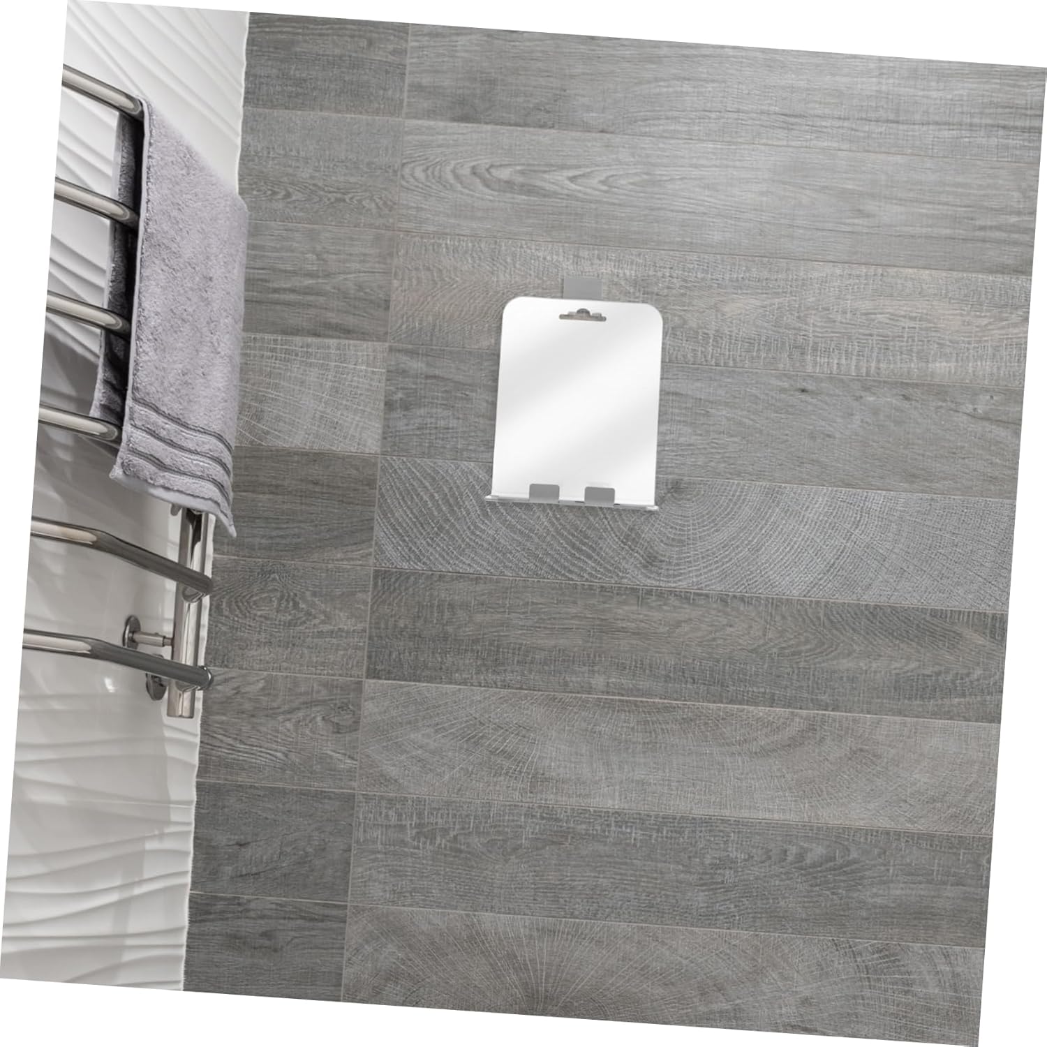 PAMINGONO Anti-Fog Shower Mirror with Razor Holder and Hooks