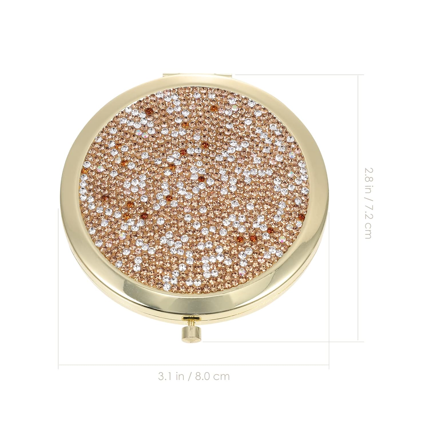 Beavorty Women Portable Foldable Makeup Mirror
