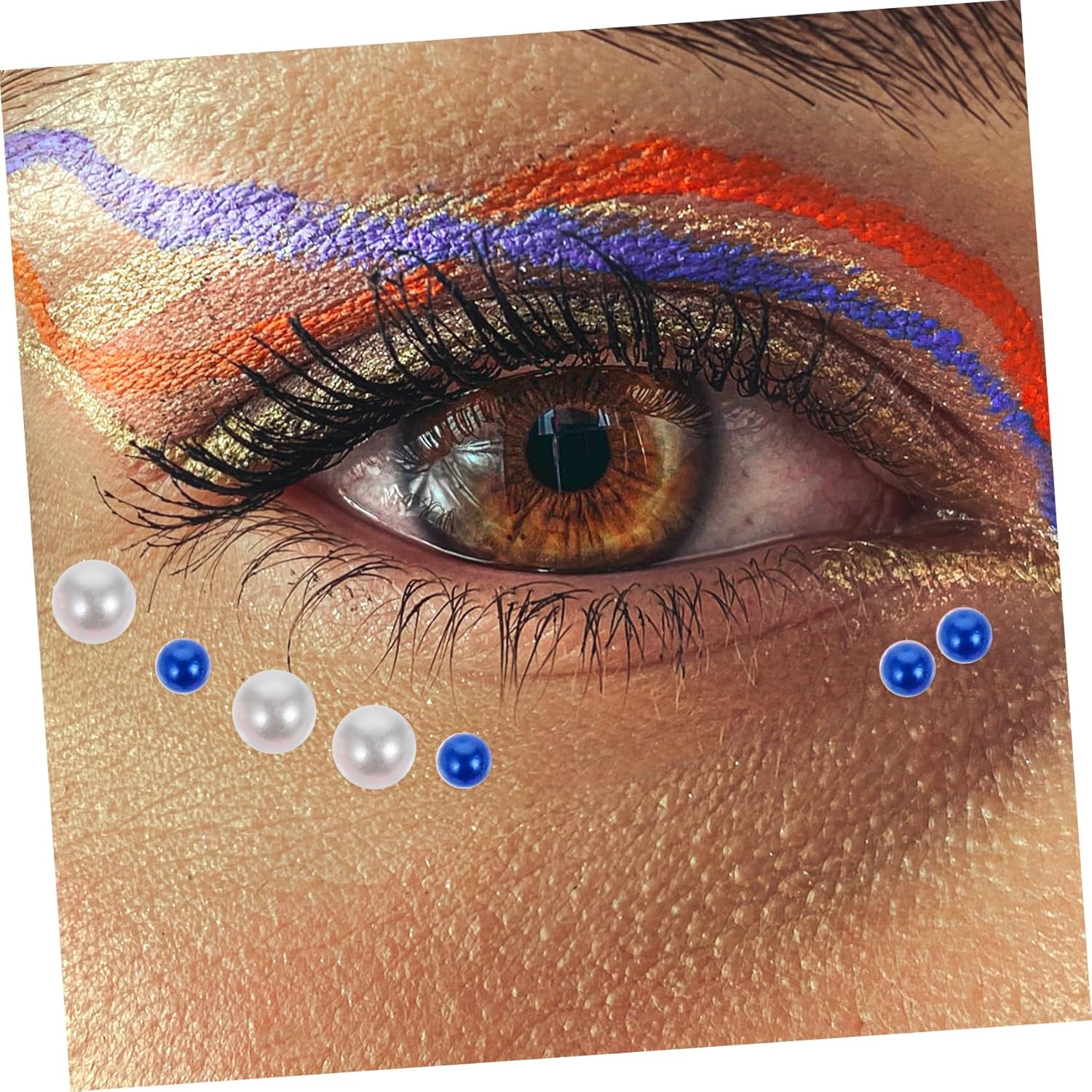 OSALADI 4sets Facial Diamond Stickers for Adults