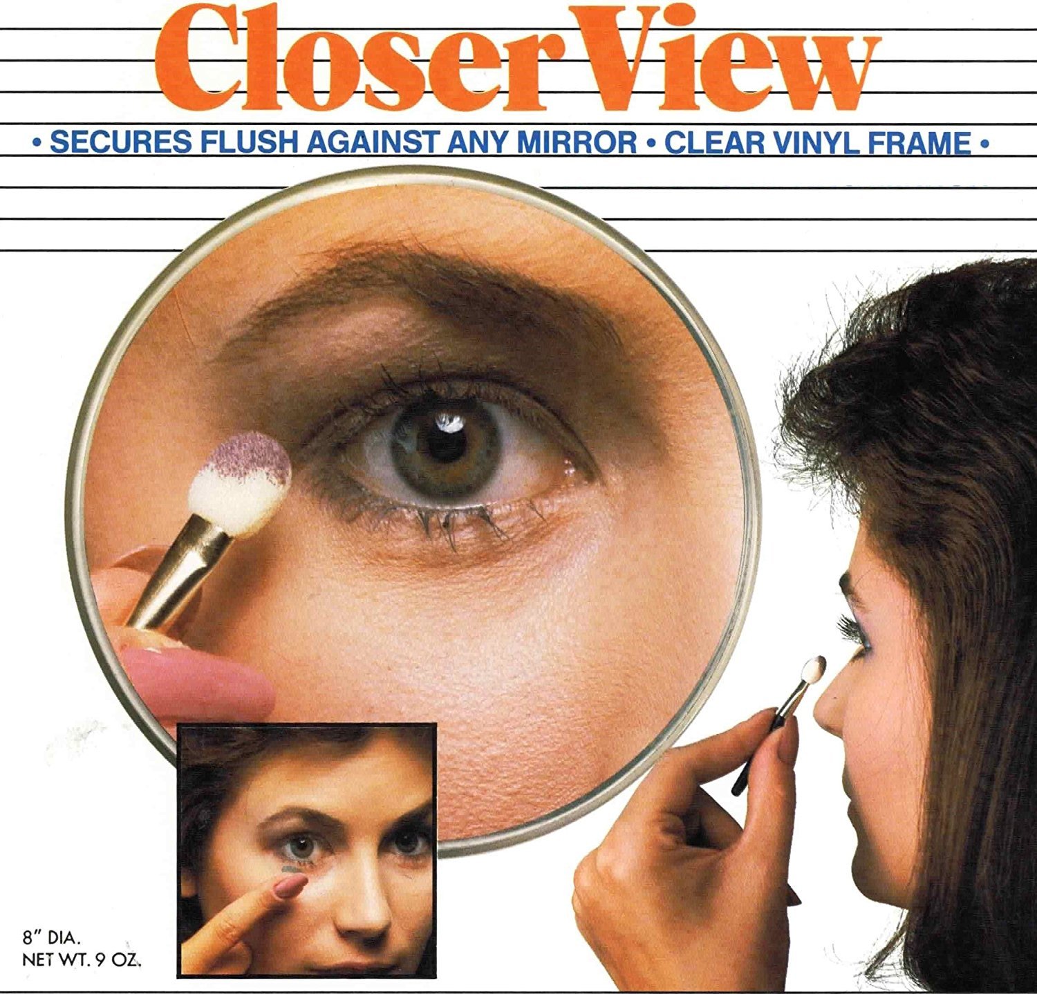 CloserView Makeup Mirror 8 Glass Magnifying 1